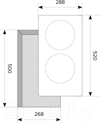 Индукционная варочная панель Akpo PIA 30 920 04CC BL