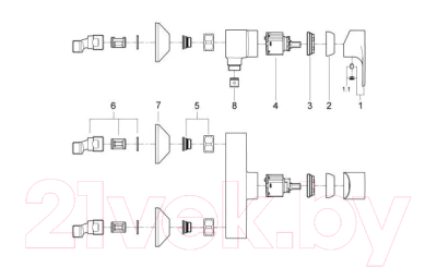 Смеситель GROHE Vigour 75143026