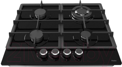 Газовая варочная панель Haier HHX-G64CWB - фото