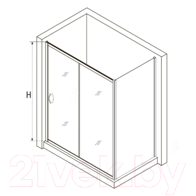 Душевой уголок RGW PA-76 / 35087629-21