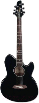 Электроакустическая гитара Ibanez Black High Gloss TCY10E-BK - фото
