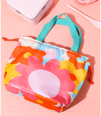 Сумка для ланча Miniso Sunrise Sunflowers Drawstring / 3632