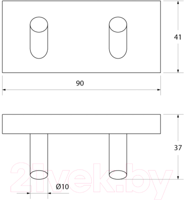 Крючок для ванной IDDIS Edifice EDISB20i41