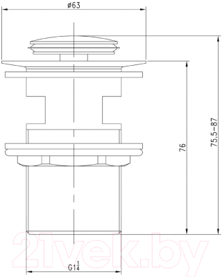 Донный клапан Iddis 001SB01i88