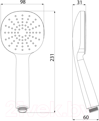 Лейка ручного душа Iddis Optima Home OPH1FW9i18