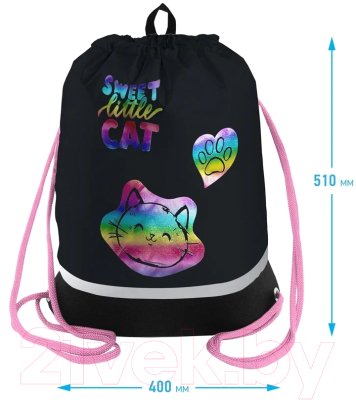 Мешок для обуви Berlingo Meow Love / MS1056