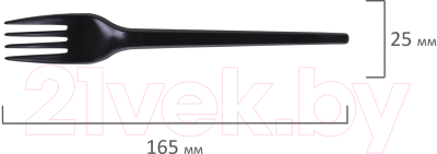 Набор одноразовых вилок Laima Стандарт / 607837