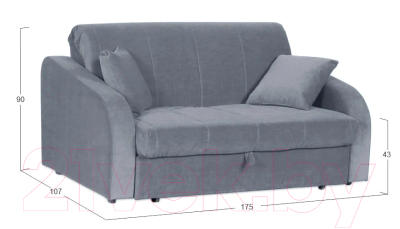 Диван Асмана Магнат 140