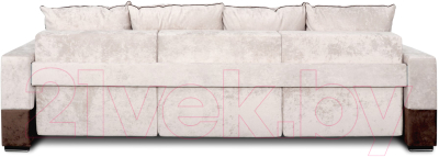 Диван Мебельград Бостон 2400 Стандарт (тиффани бежевый/тиффани бежевый/тиффани коричневый)
