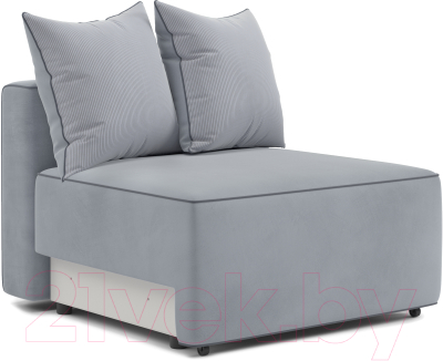 Диван угловой Мебельград Монреаль-4 Стандарт (вертикаль серый/мора серый/велютто темно-серый)