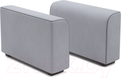 Диван угловой Мебельград Монреаль-4 Стандарт (вертикаль серый/мора серый/велютто темно-серый)