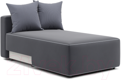 Диван угловой Мебельград Монреаль-4 Стандарт (вертикаль темно-серый/альба темно-серый/мора серый)