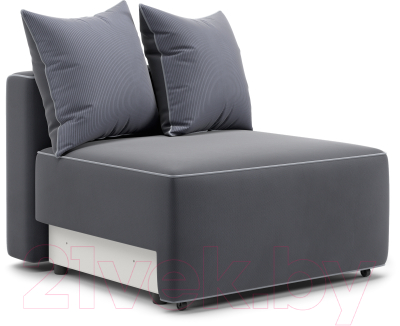 Диван угловой Мебельград Монреаль-4 Стандарт (вертикаль темно-серый/альба темно-серый/мора серый)