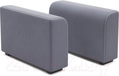 Диван угловой Мебельград Монреаль-4 Стандарт (вертикаль темно-серый/альба темно-серый/мора серый)