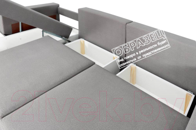 Диван угловой Мебельград Неаполь-2 Стандарт правый