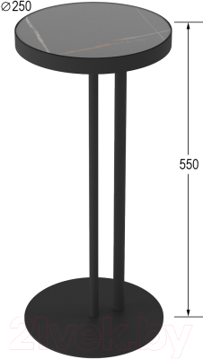 Журнальный столик Калифорния мебель УГО (сахара нуар)