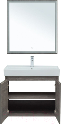 Комплект мебели для ванной Aquanet Lino 75 / 302536