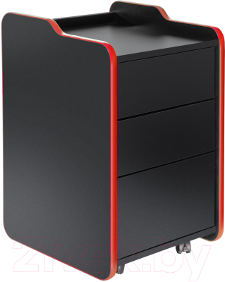 Тумба Vmmgame Case 40 Black Red / CS-1BKRD - фото