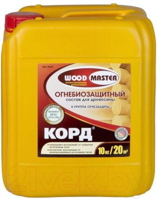 Защитно-декоративный состав WoodMaster Рогнеда Огнебиозащитный - фото