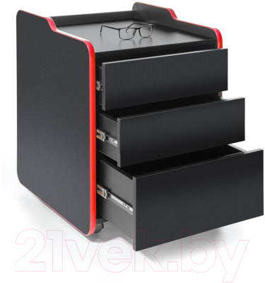 Тумба Vmmgame Case 50 Black Red / CS-2BKRD