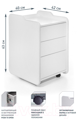 Тумба Vmmgame Case 40 White Blue / CS-1WEBE