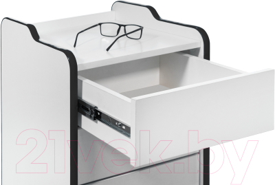 Тумба Vmmgame Case 40 White Black / CS-1WEBK