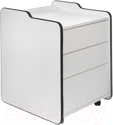 Тумба Vmmgame Case 50 White Black / CS-2WEBK - фото