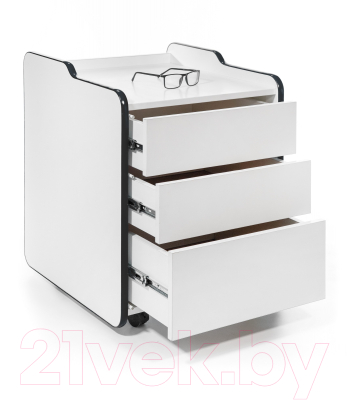 Тумба Vmmgame Case 50 White Black / CS-2WEBK