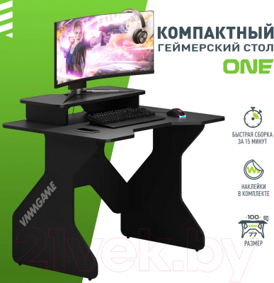 Геймерский стол Vmmgame One Dark 100 Black / TL-1-BKBK