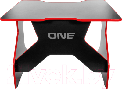 Геймерский стол Vmmgame One Dark 100 Red / TL-1-BKRD - фото