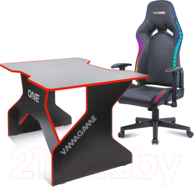 Геймерский стол Vmmgame One Dark 100 Red / TL-1-BKRD