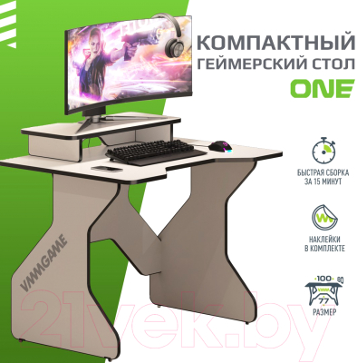 Геймерский стол Vmmgame One Light 100 Black / TL-1-WEBK