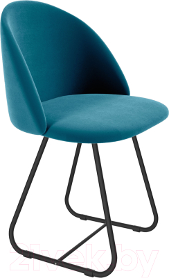 Стул Sheffilton SHT-ST35/S38 (тихий океан/черный муар) - фото