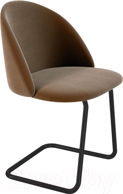 Стул Sheffilton SHT-ST35/S45-1 (кофейный ликер/черный муар) - фото