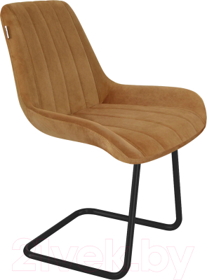 Стул Sheffilton SHT-ST37/S45-1 (горчичный/черный муар) - фото