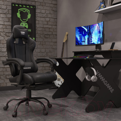 Кресло геймерское Vmmgame Throne / OT-B31B (матово-черный)