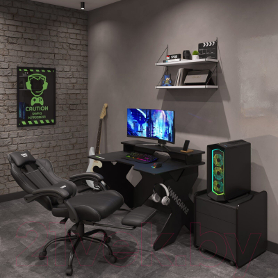 Кресло геймерское Vmmgame Throne / OT-B31B (матово-черный)