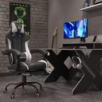 Кресло геймерское Vmmgame Throne / OT-B31W (сахарно-белый)