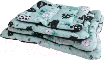 Лежанка для животных Happy Friends №1 Коты-мята / stm 507