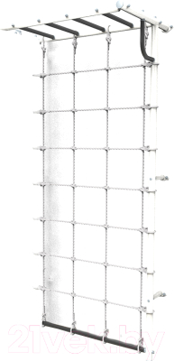 Опция к детскому спортивному комплексу Rokids Роки Рукоход с сеткой (белый/черный) - фото