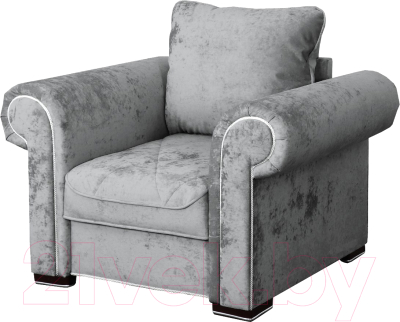 Кресло мягкое Мебельград Цезарь Стандарт (тиффани серый) - фото
