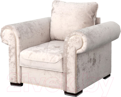 Кресло мягкое Мебельград Цезарь Стандарт (тиффани бежевый) - фото