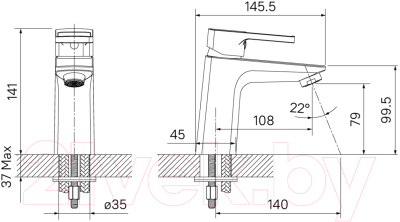 Смеситель IDDIS Bild BILBL00i01