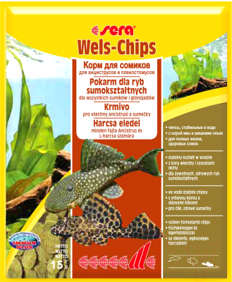 Корм для рыб Sera Wels-Chips - фото