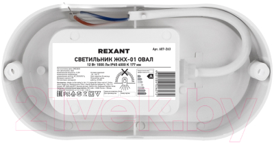 Светильник ЖКХ Rexant Овал ЖКХ-01 / 607-263