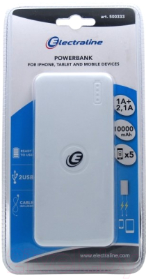 Портативное зарядное устройство Electraline 500333