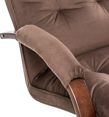 Кресло мягкое Импэкс Leset Монако (орех текстура/V 23)