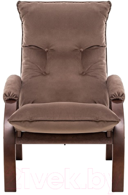 Кресло мягкое Импэкс Левада (орех текстура/V 23)