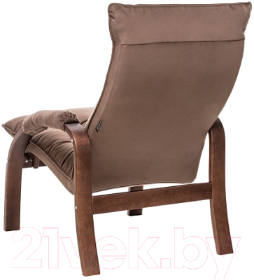 Кресло мягкое Импэкс Левада (орех текстура/V 23)