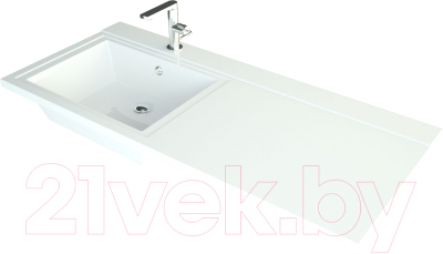 Умывальник ANDREA Cosmos 110 LH (с кронштейном) - фото